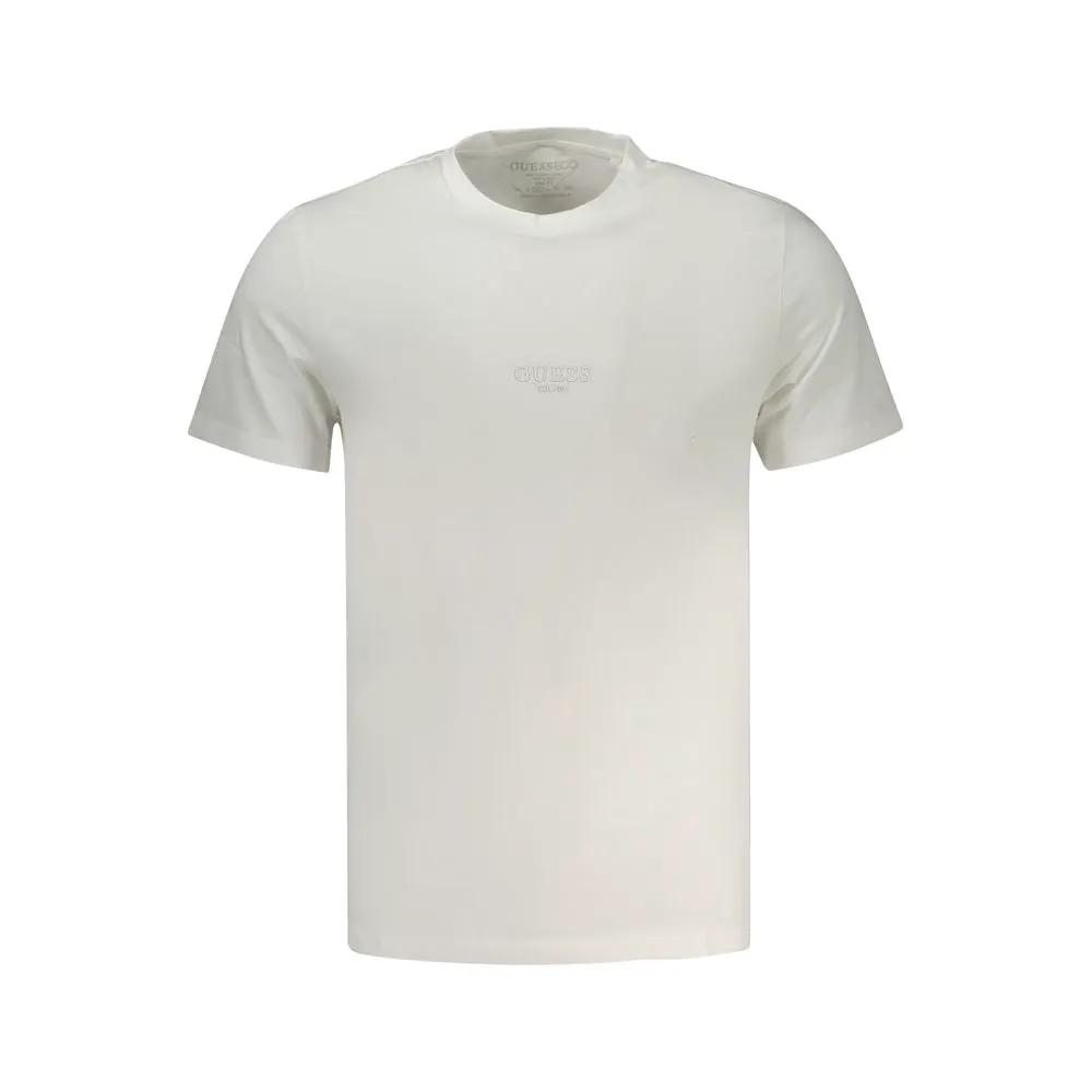 Guess Jeans Bianco Cotton Men T-Shirt by Guess Jeans