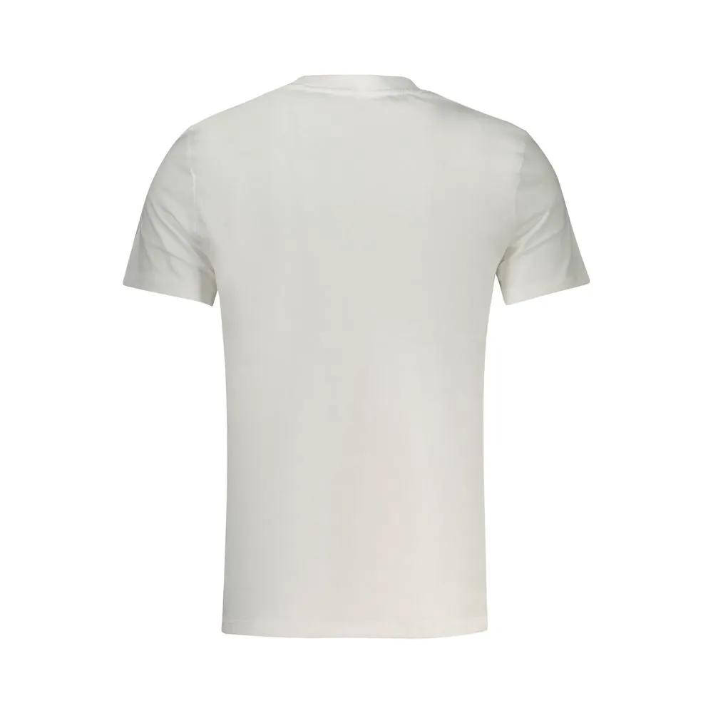 Guess Jeans Bianco Cotton Men T-Shirt by Guess Jeans