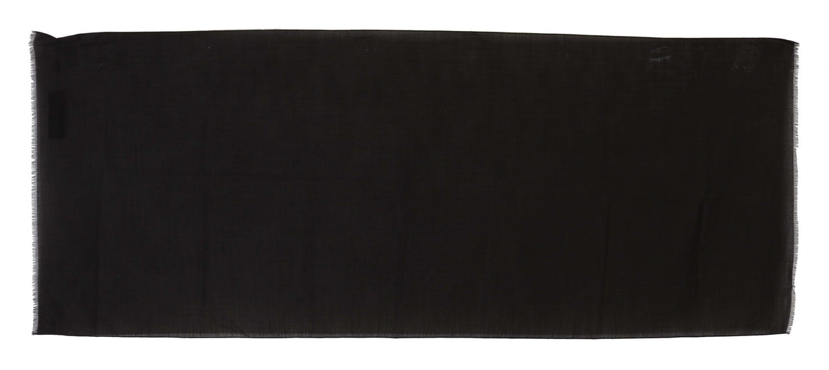 Écharpe Dolce & Gabbana homme en laine gris foncé à rayures – MS5181