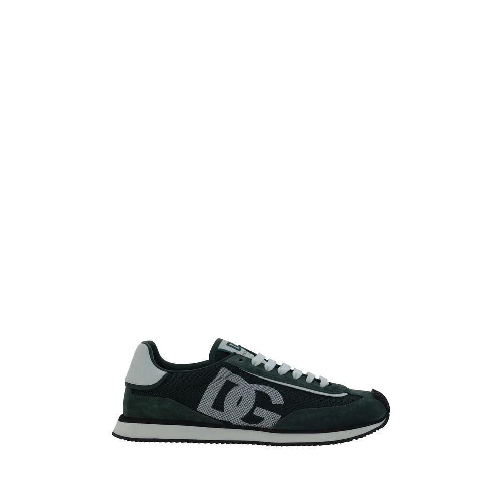 Dolce & Gabbana Bicolor Calf Leather Bos Taurus Athletic Sneakers by Dolce & Gabbana
