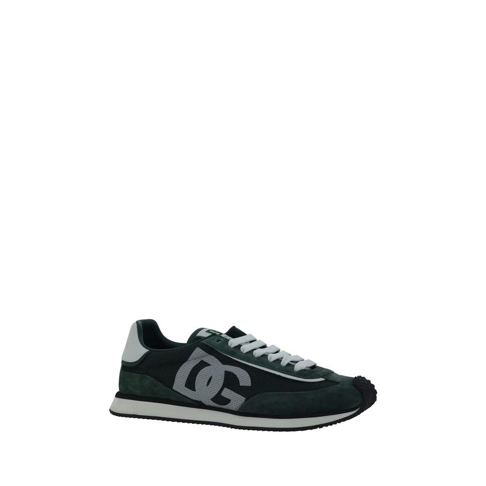 Dolce & Gabbana Bicolor Calf Leather Bos Taurus Athletic Sneakers by Dolce & Gabbana