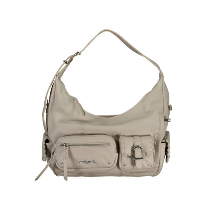 Sac porté épaule Desigual femme en polyuréthane blanc – DE-28052