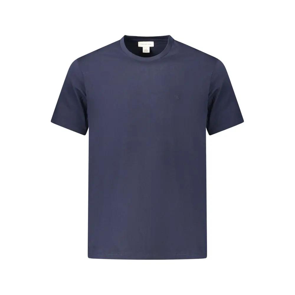 Calvin Klein Blue Cotton Men's T-Shirt by Calvin Klein