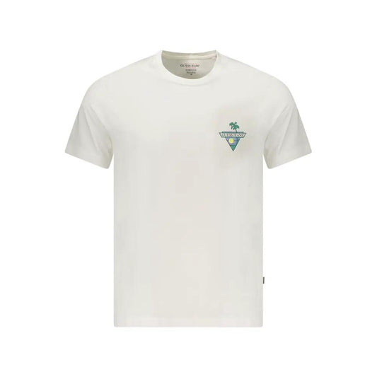 Guess Jeans Bianco Organic Cotton Men's T-Shirt by Guess Jeans