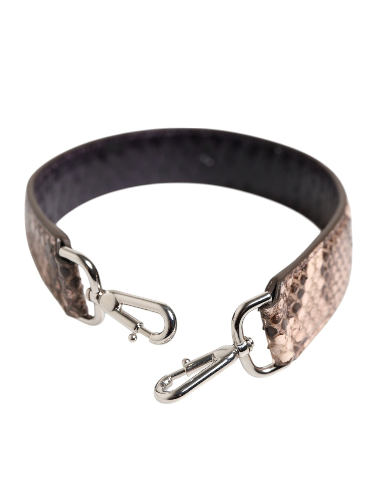Bandoulière de sac Dolce & Gabbana femme en cuir de python marron – WMB454