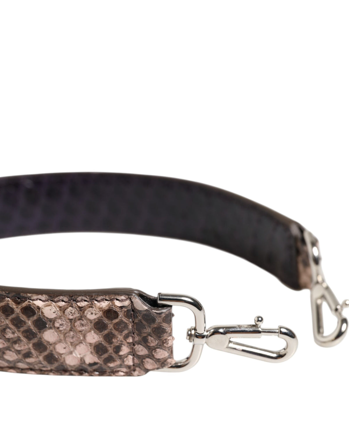 Bandoulière de sac Dolce & Gabbana femme en cuir de python marron – WMB454