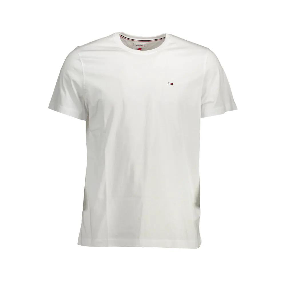 Tommy Hilfiger White Cotton Men's T-Shirt by Tommy Hilfiger