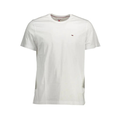 Tommy Hilfiger White Cotton Men's T-Shirt by Tommy Hilfiger