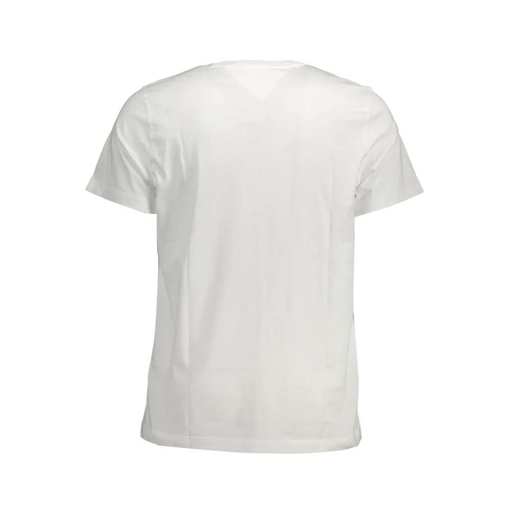 Tommy Hilfiger White Cotton Men's T-Shirt by Tommy Hilfiger
