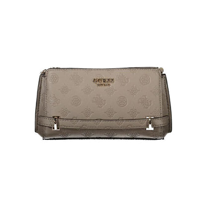 Guess Jeans Marrone Poliuretano Female Shoulder Bag by Guess Jeans