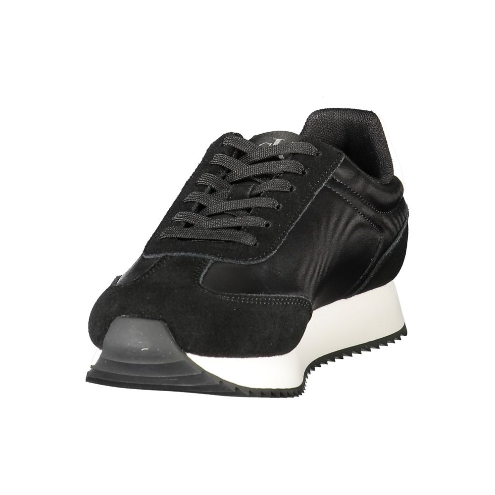 Baskets Calvin Klein femme en cuir noir – CA-39139