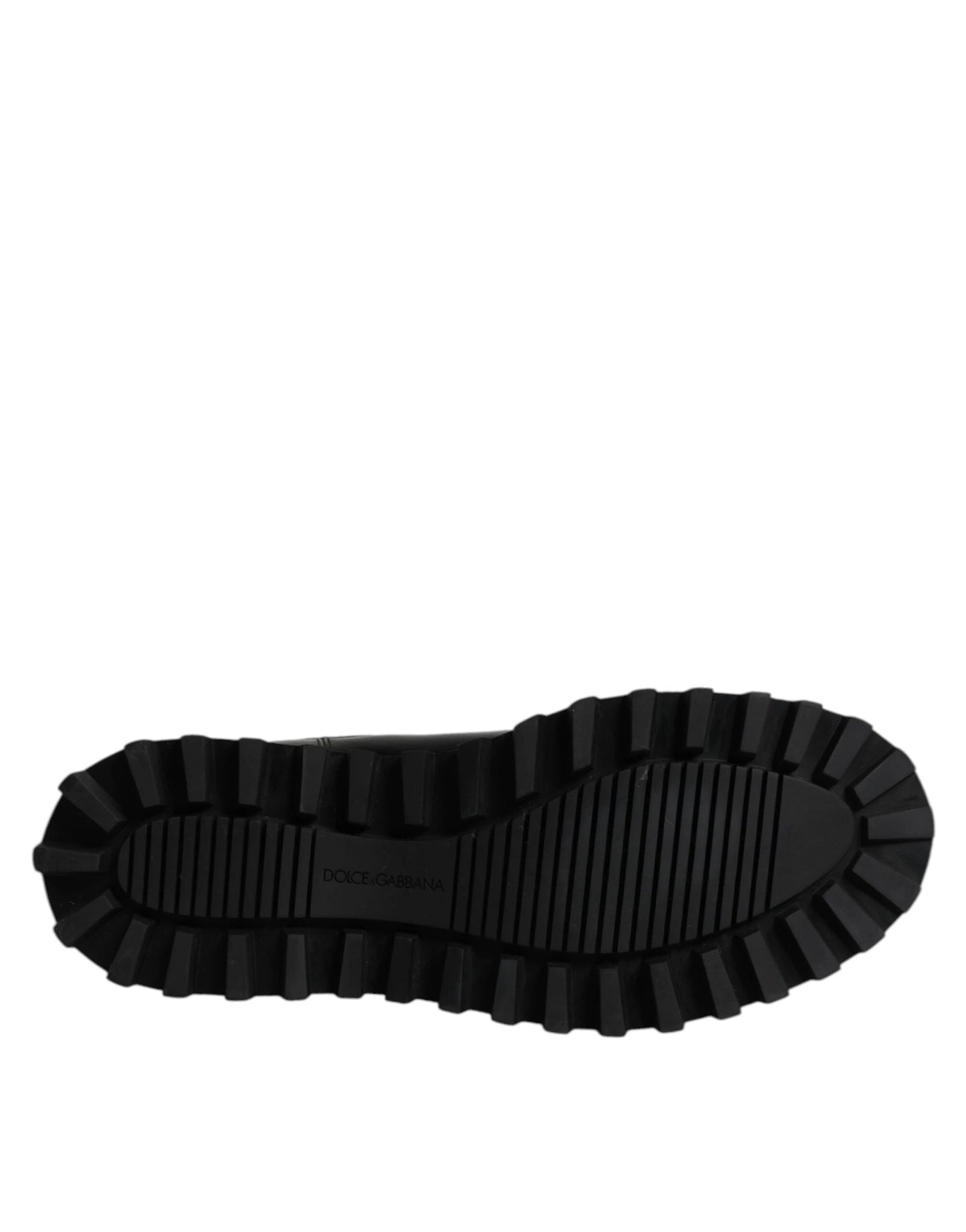 Dolce & Gabbana Black Belted DG Logo Men Chelsea Boots Shoes by Dolce & Gabbana