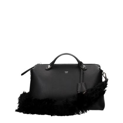 Fendi Black Leather Shoulder Bag by Fendi