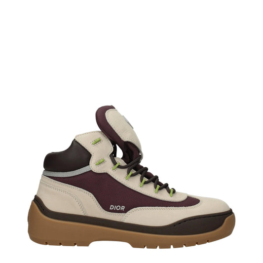 Christian Dior Beige Leather Ankle Boots by Christian Dior