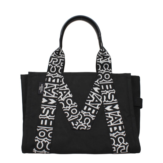 Marc Jacobs – Grand Sac Tote en Cuir Noir avec Logo | 42x32x18 cm