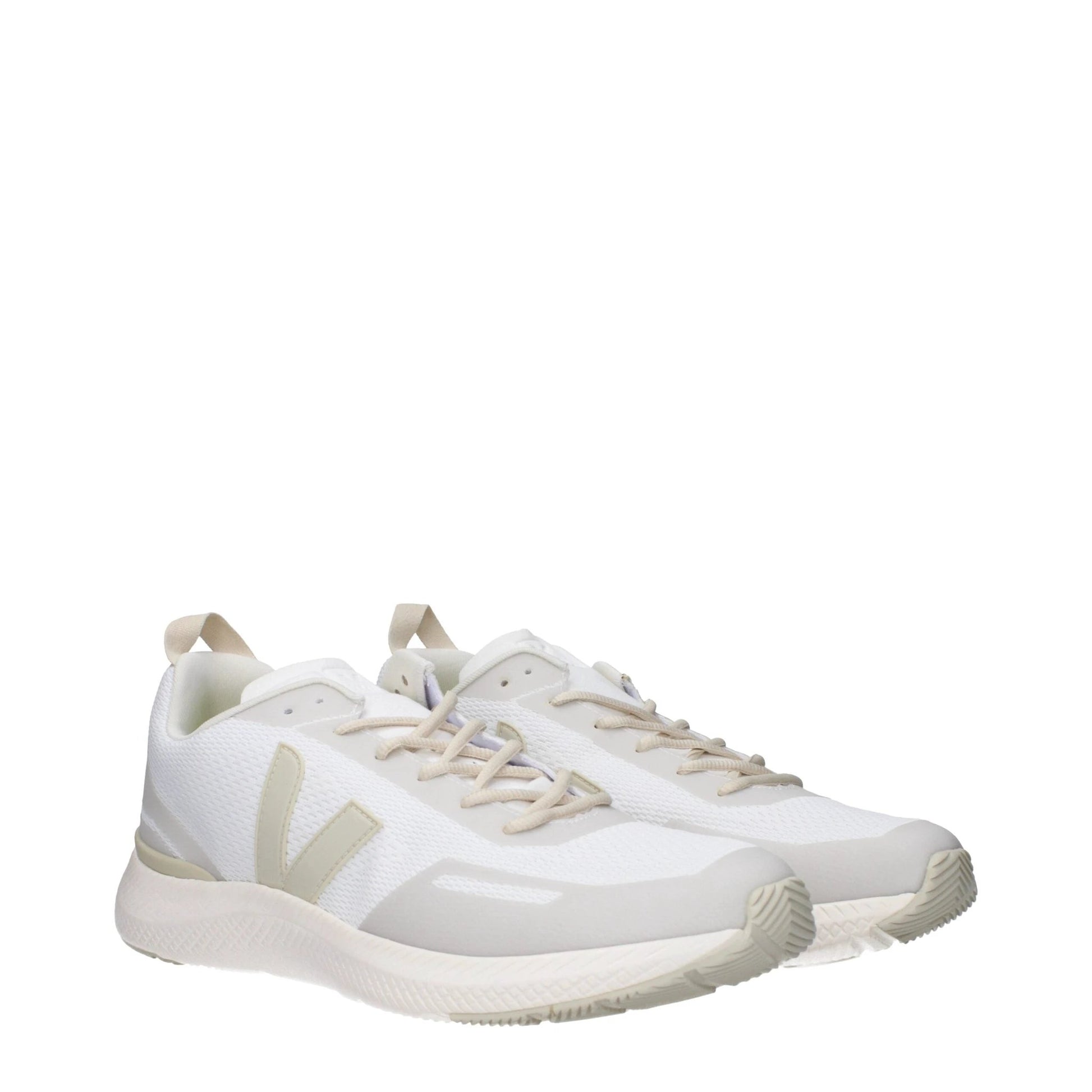 Veja White Fabric Athletic Sneakers by Veja