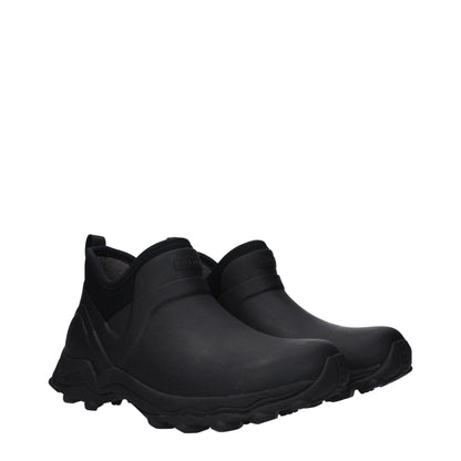 Givenchy Black Cotton Ankle Boots by Givenchy