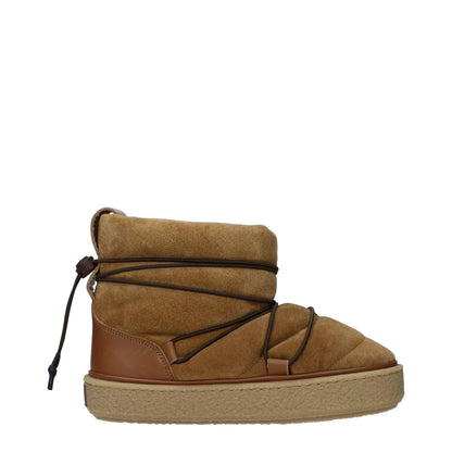 Isabel Marant Brown Leather Ankle Boots by Isabel Marant