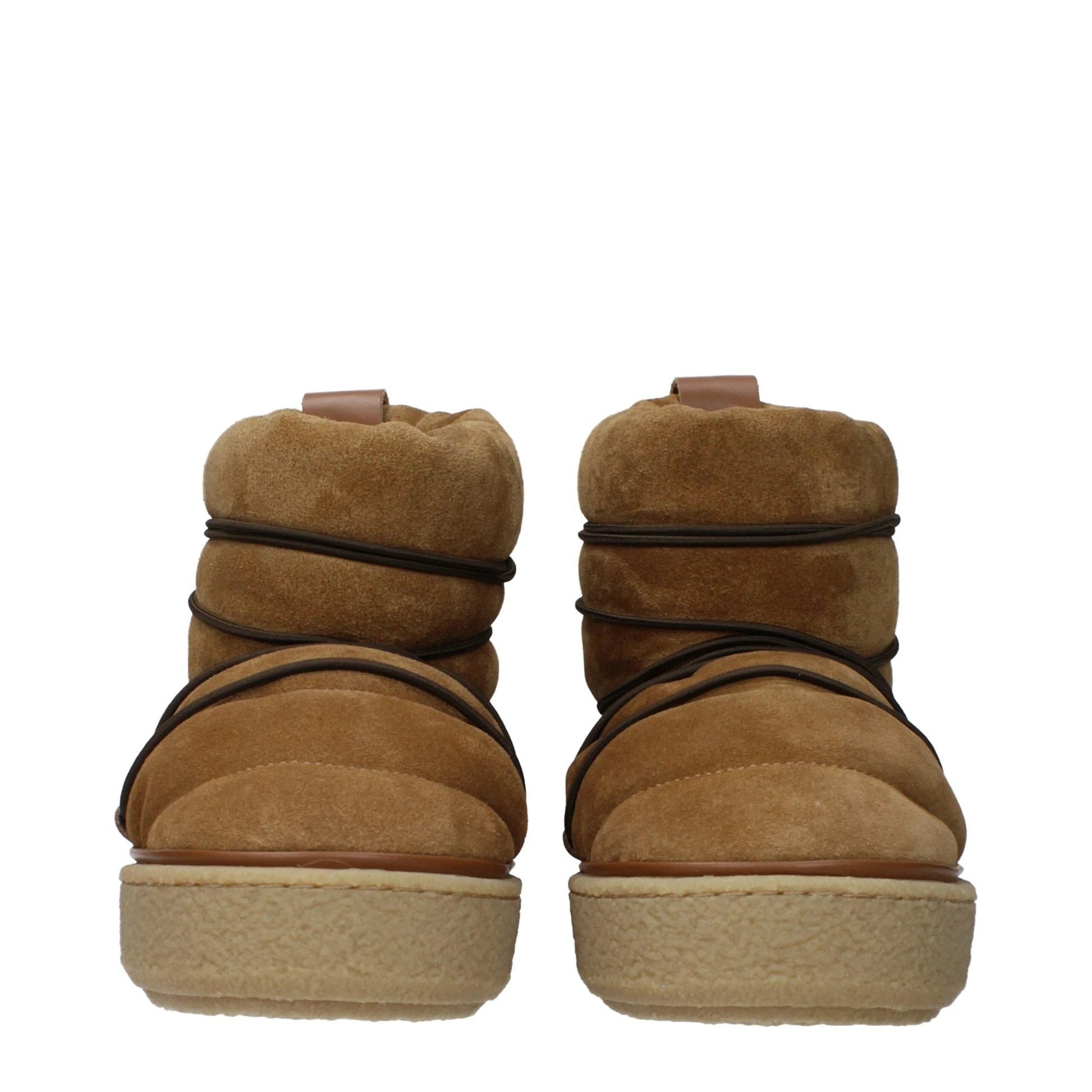 Isabel Marant Brown Leather Ankle Boots by Isabel Marant