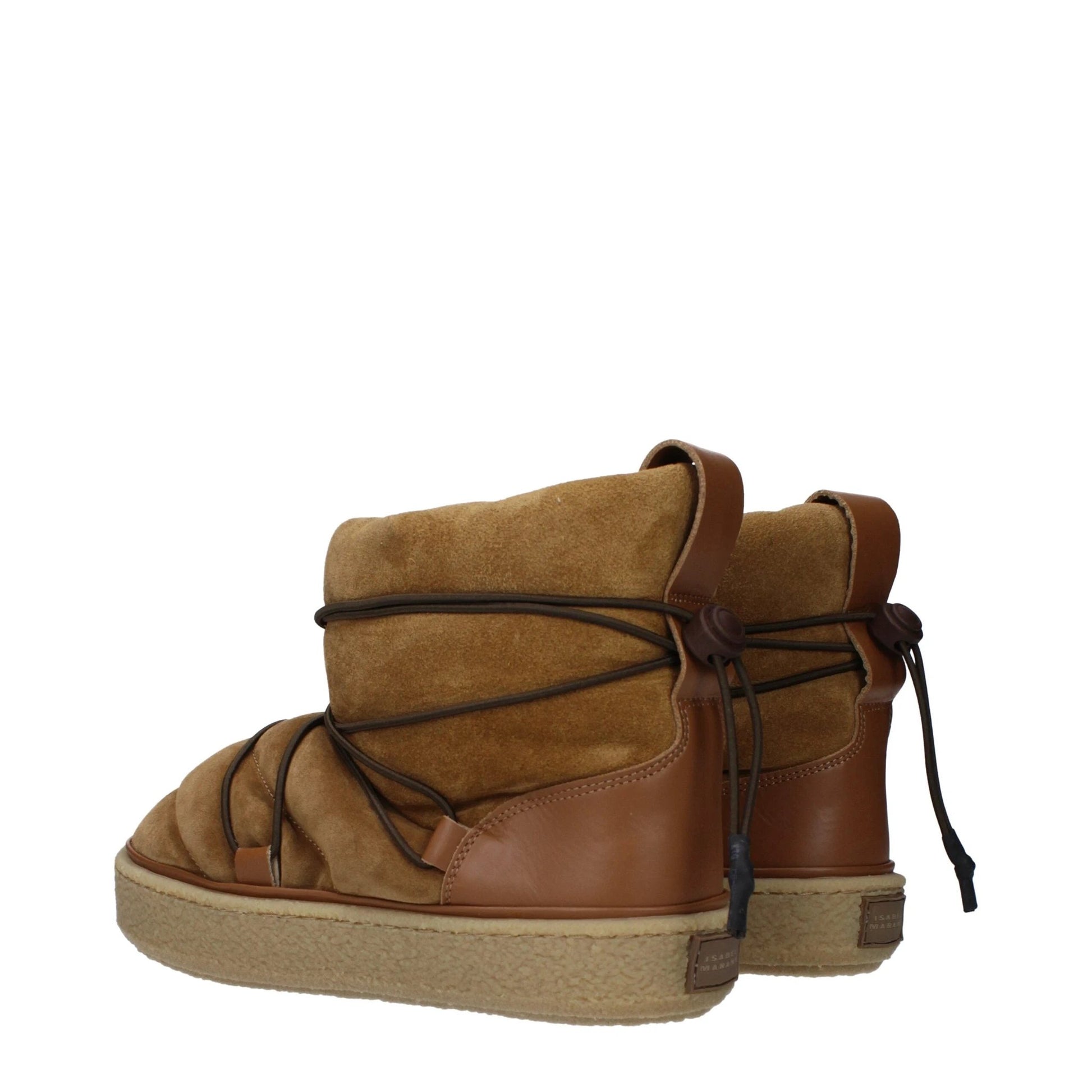 Isabel Marant Brown Leather Ankle Boots by Isabel Marant