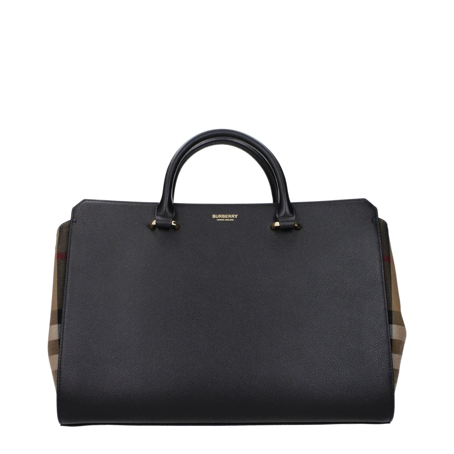 Burberry Black Leather Handbag by Burberry