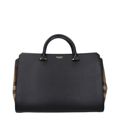Burberry Black Leather Handbag by Burberry