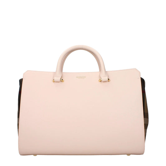 Burberry Pink Leather Handbag by Burberry