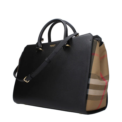 Burberry Black Leather Handbag by Burberry