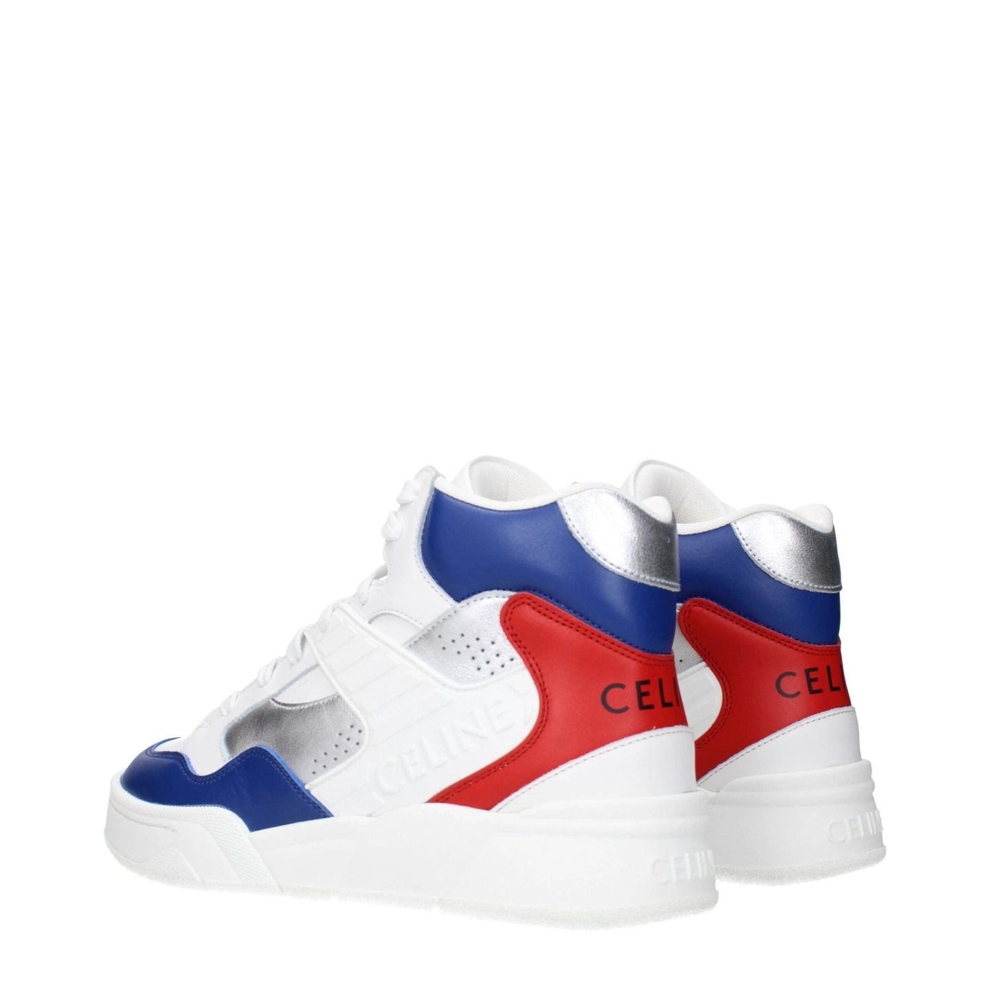 Celine White Leather Athletic Sneakers by Celine