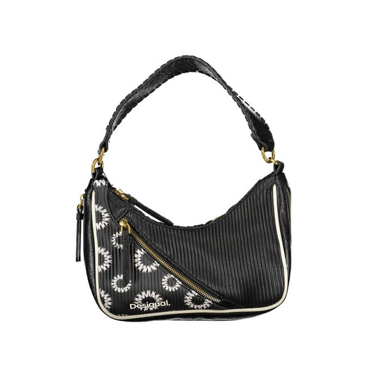 Sac porté épaule Desigual femme en polyuréthane noir – DE-24394