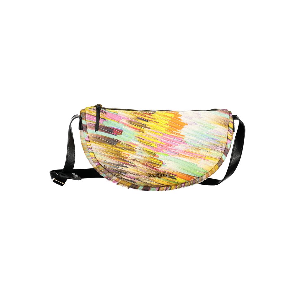 Sac porté épaule Desigual femme en polyester jaune – DE-28973