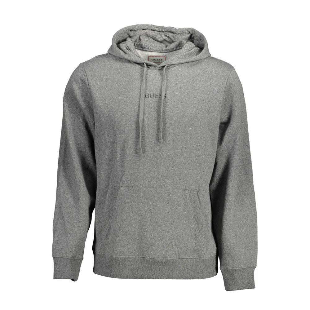Guess Jeans Grigio Organic Cotton Men's Sweatshirt by Guess Jeans