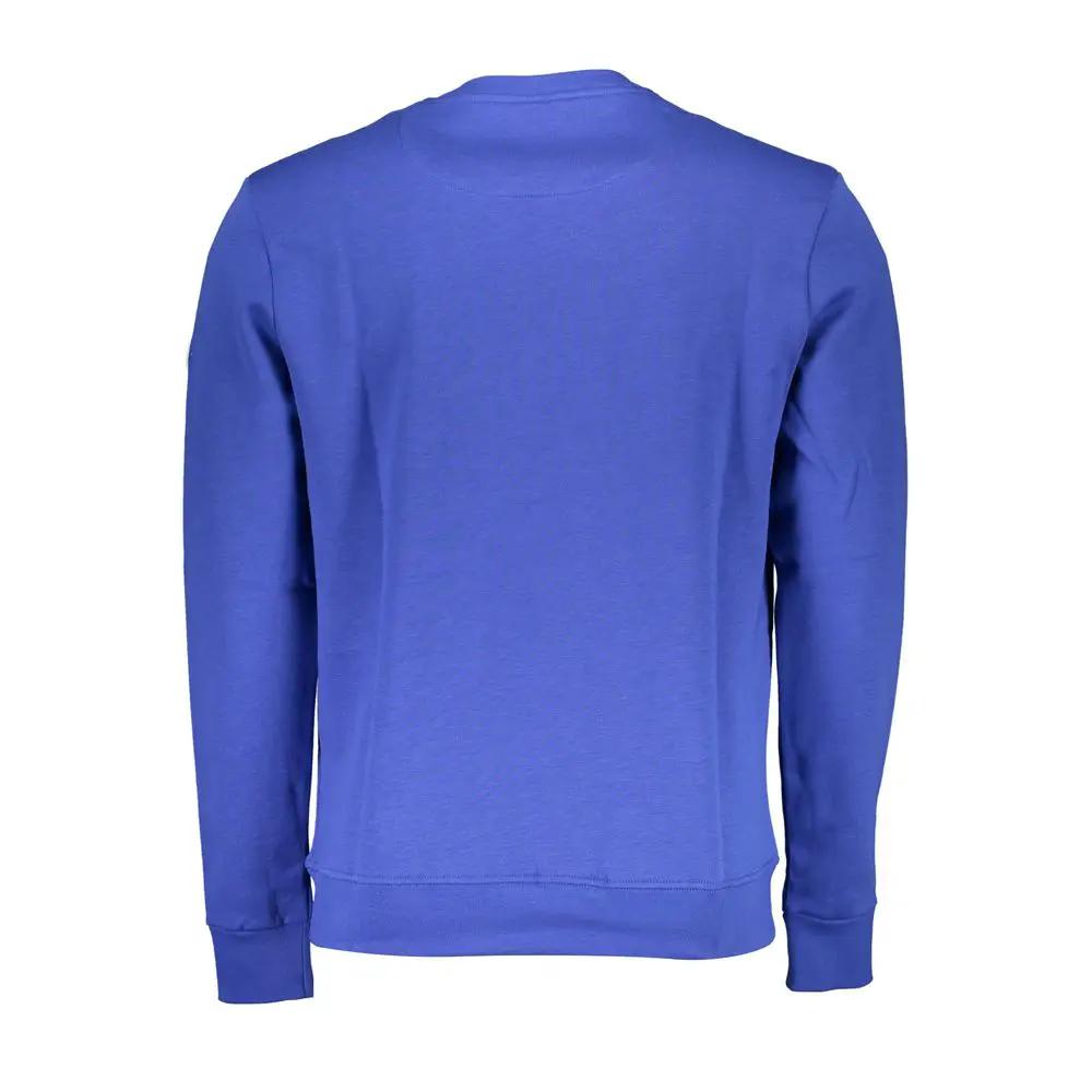 North Sails Blue Cotton Men Sweatshirt by North Sails