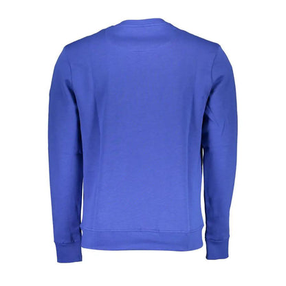 North Sails Blue Cotton Men Sweatshirt by North Sails