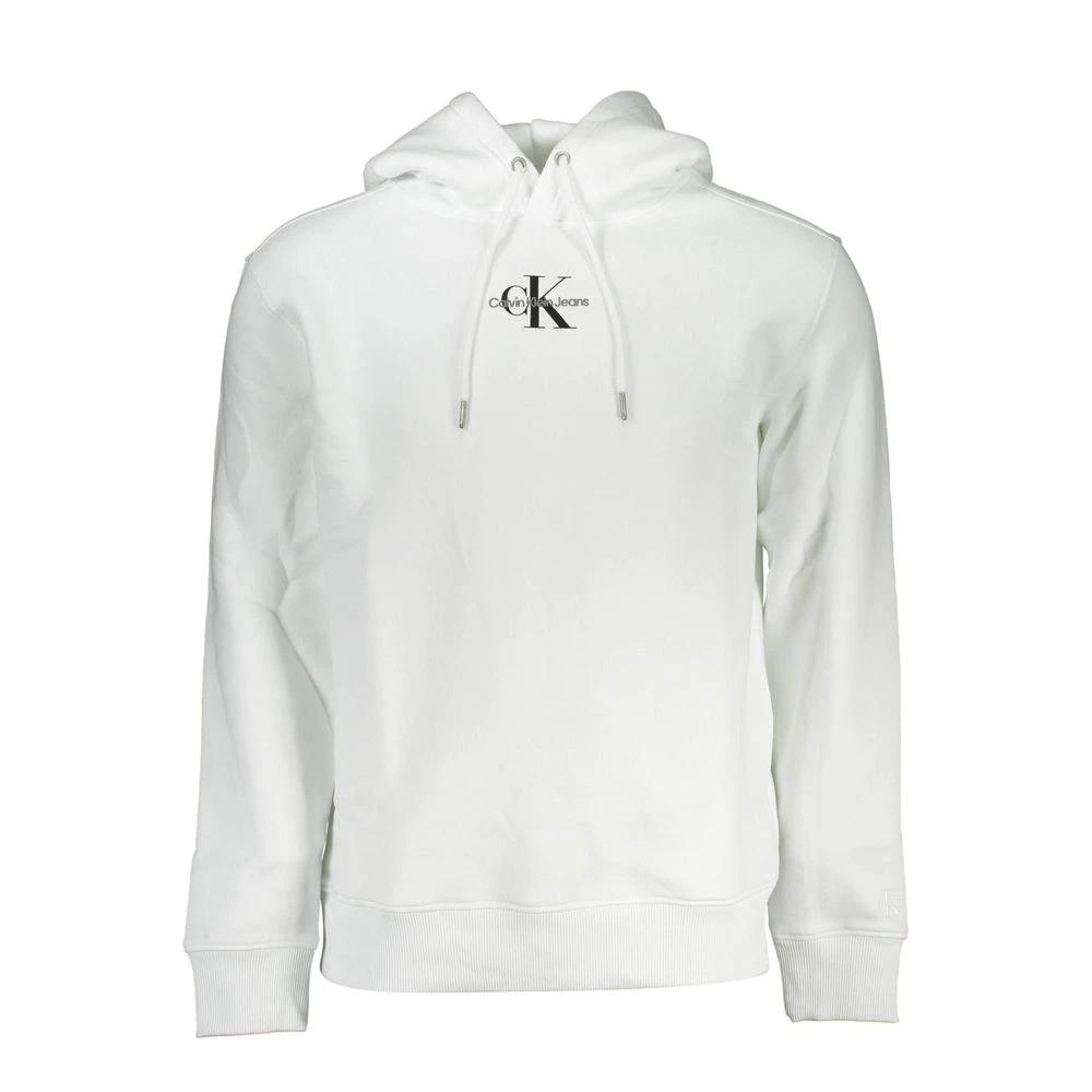 Calvin Klein White Cotton Men's Sweatshirt by Calvin Klein