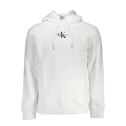 Calvin Klein White Cotton Men's Sweatshirt by Calvin Klein