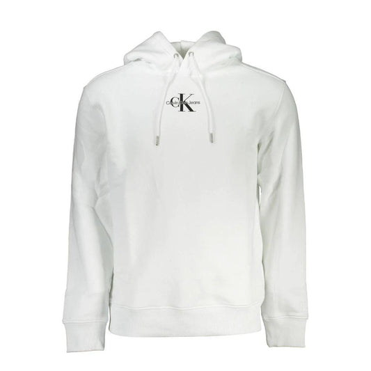 Calvin Klein White Cotton Men's Sweatshirt by Calvin Klein