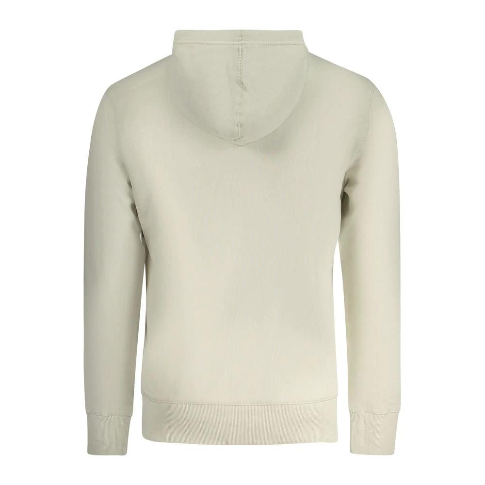 Calvin Klein Beige Cotton Men's Hoodie by Calvin Klein