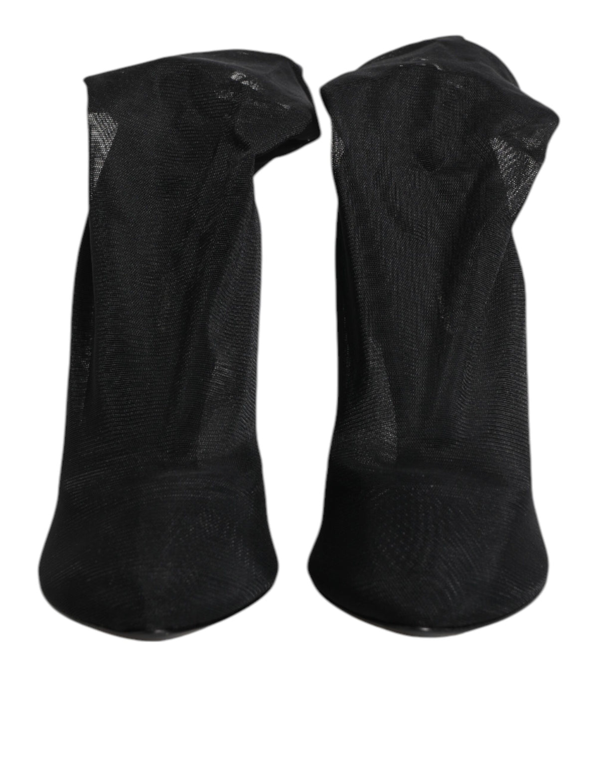 Bottines chaussettes Dolce & Gabbana femme en soie stretch noire – LA11463