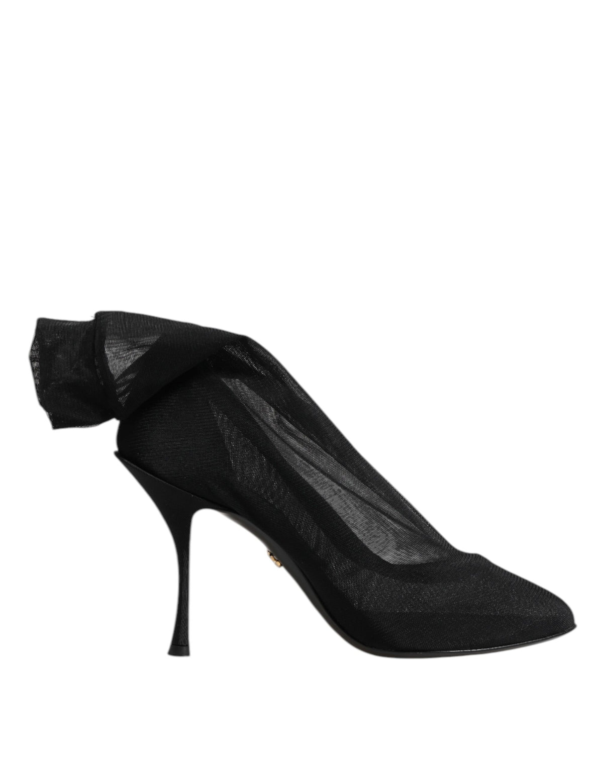 Bottines chaussettes Dolce & Gabbana femme en soie stretch noire – LA11463