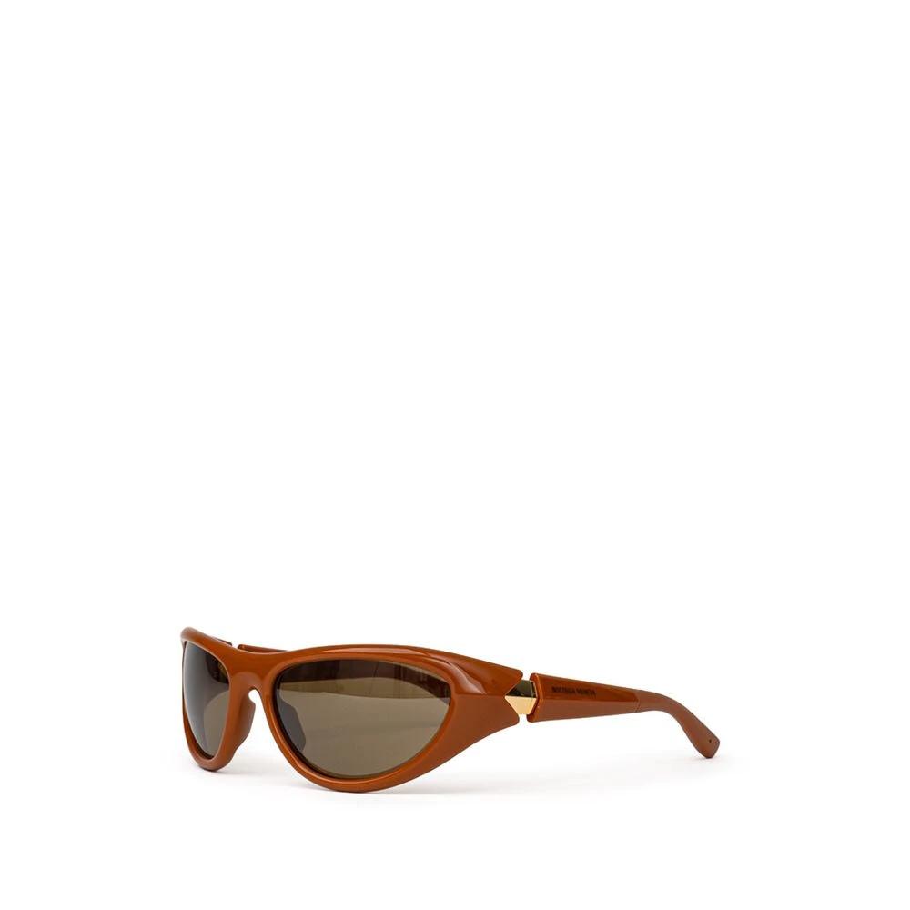Bottega Veneta Brown Acetate Sunglasses by Bottega Veneta