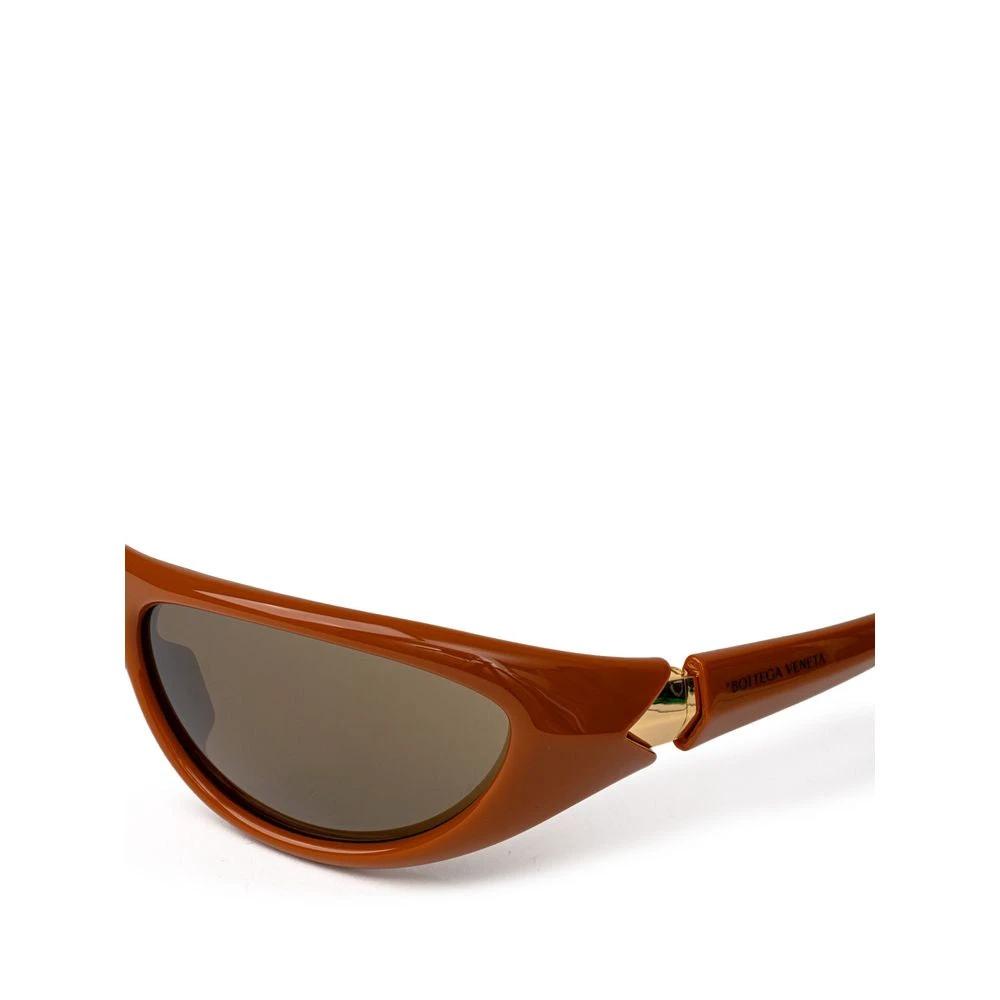 Bottega Veneta Brown Acetate Sunglasses by Bottega Veneta