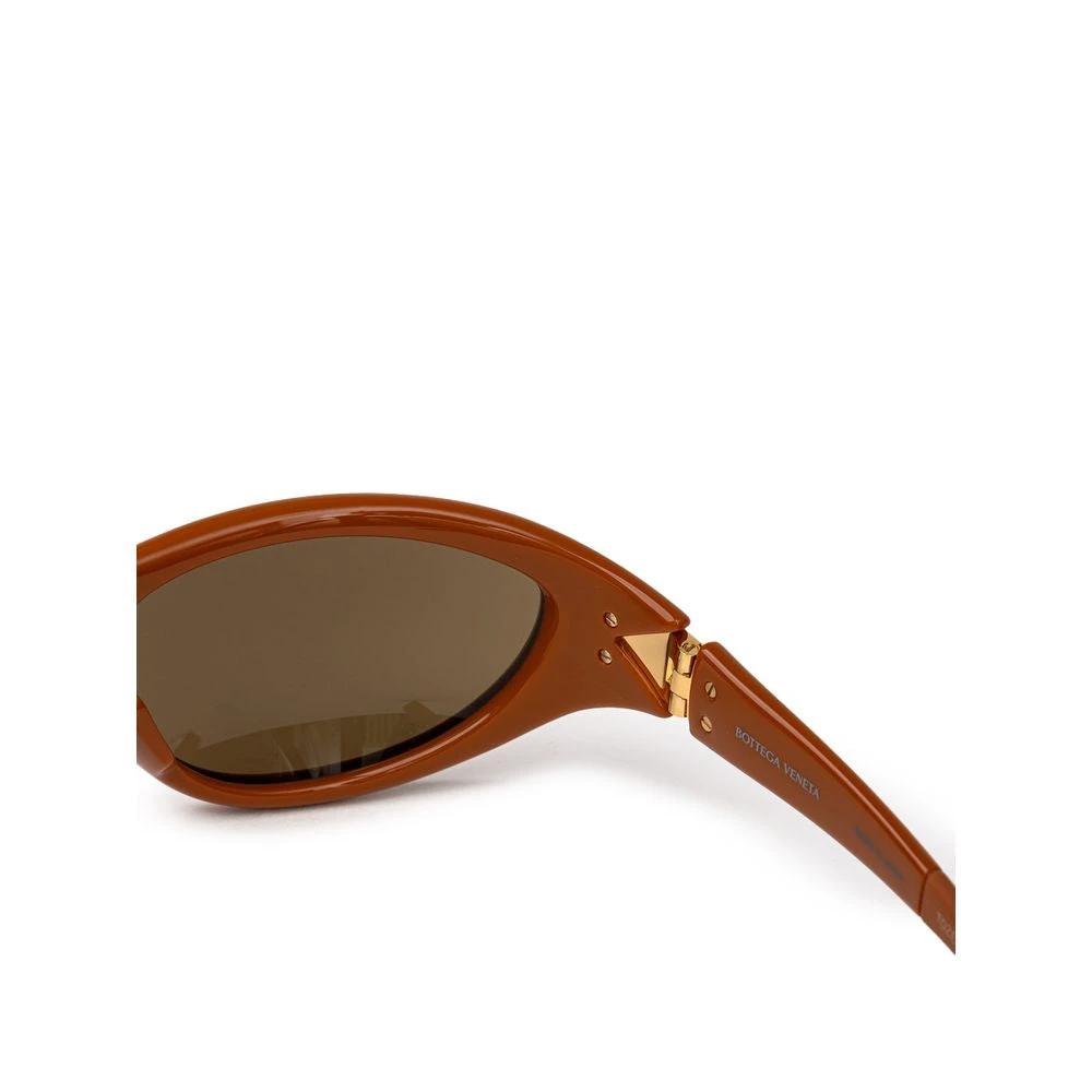 Bottega Veneta Brown Acetate Sunglasses by Bottega Veneta