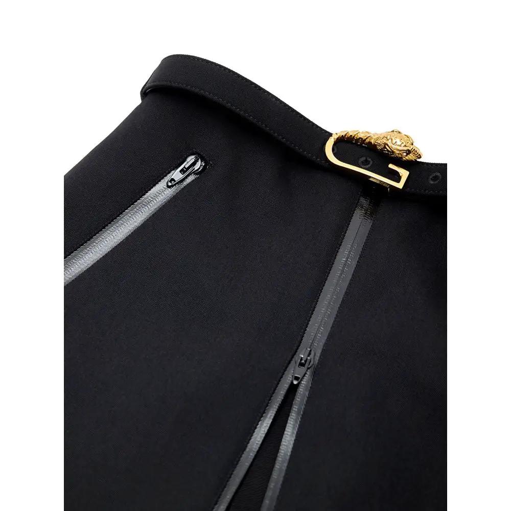 Gucci Black Wool Midi Skirt by Gucci
