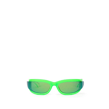 Bottega Veneta Green Acetate Sunglasses by Bottega Veneta