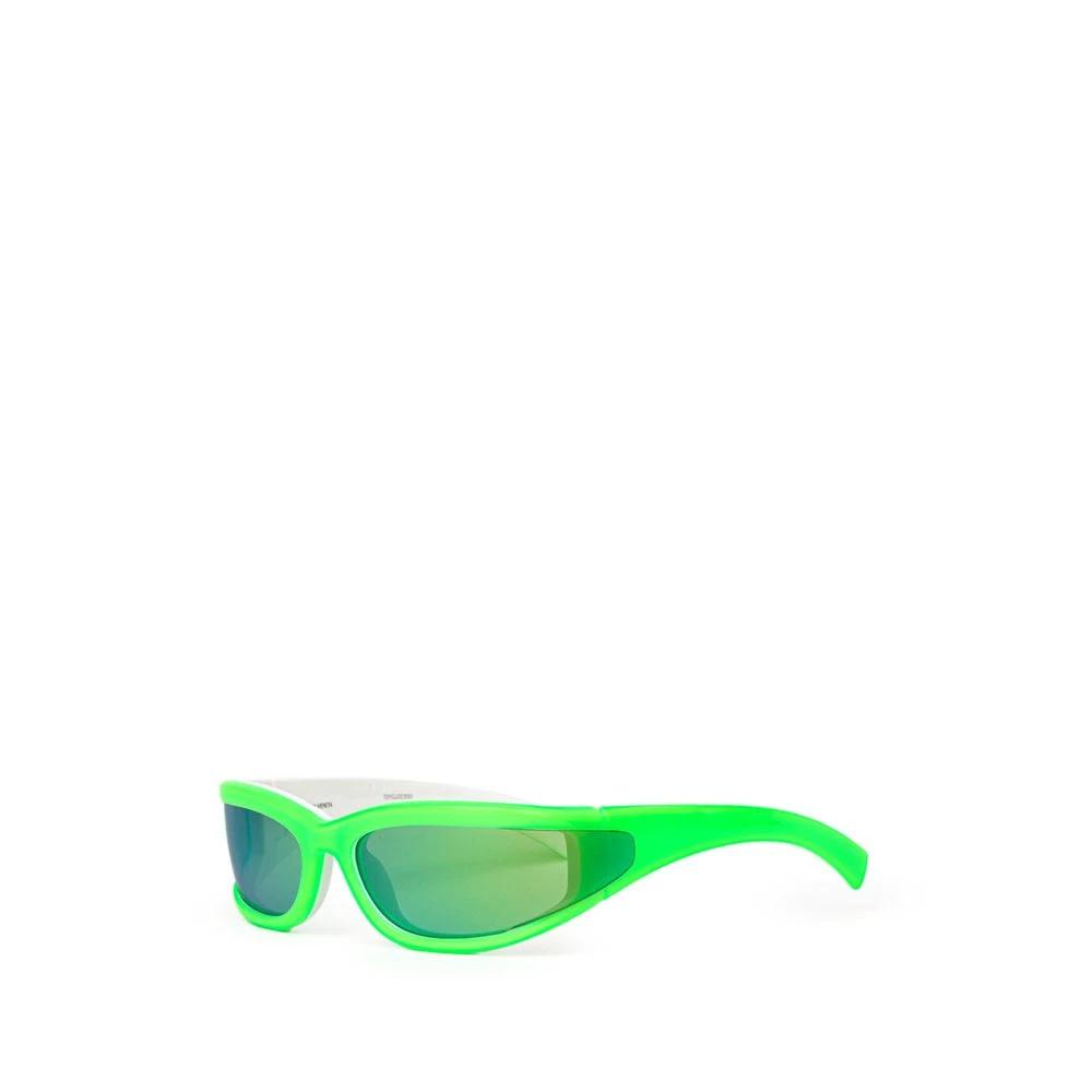 Bottega Veneta Green Acetate Sunglasses by Bottega Veneta