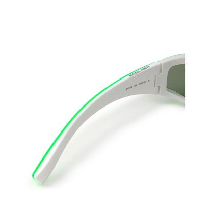 Bottega Veneta Green Acetate Sunglasses by Bottega Veneta