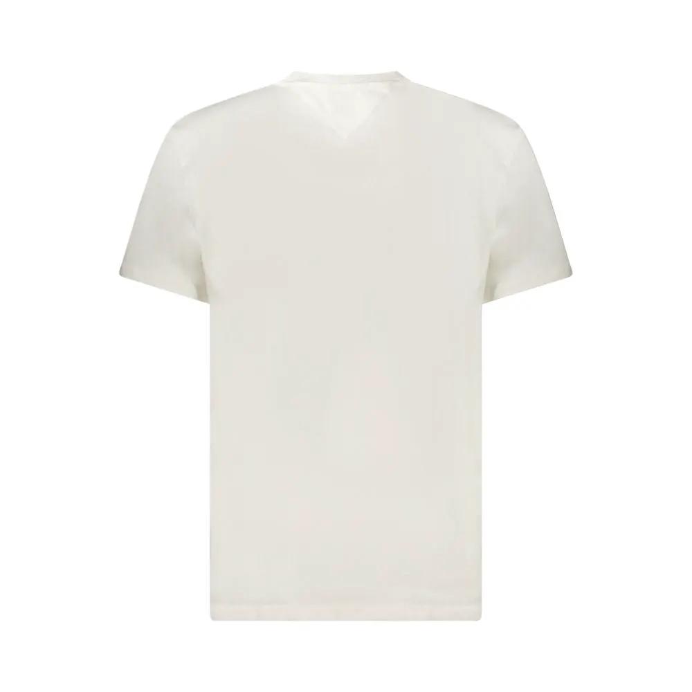 Tommy Hilfiger Bianco Cotton Men T-Shirt by Tommy Hilfiger