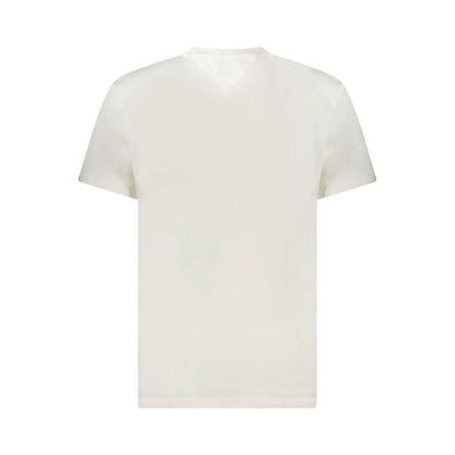 Tommy Hilfiger Bianco Cotton Men T-Shirt by Tommy Hilfiger