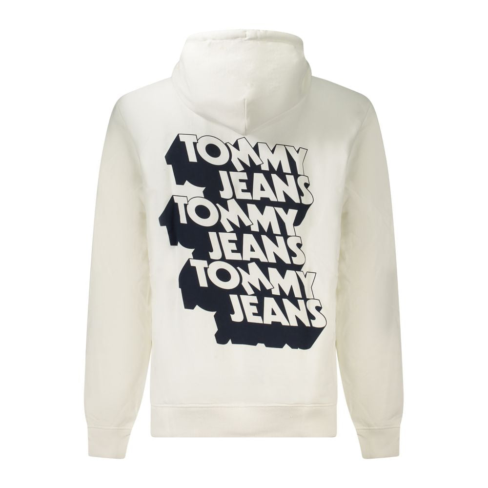 Sweat à capuche Tommy Hilfiger homme en coton blanc – TO-39314